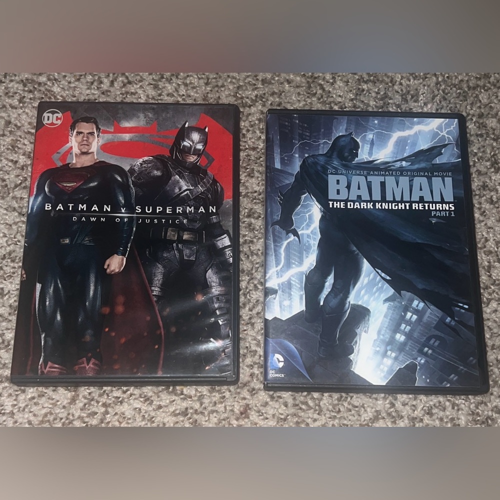 Batman DVD Set - Black and Red Covers
